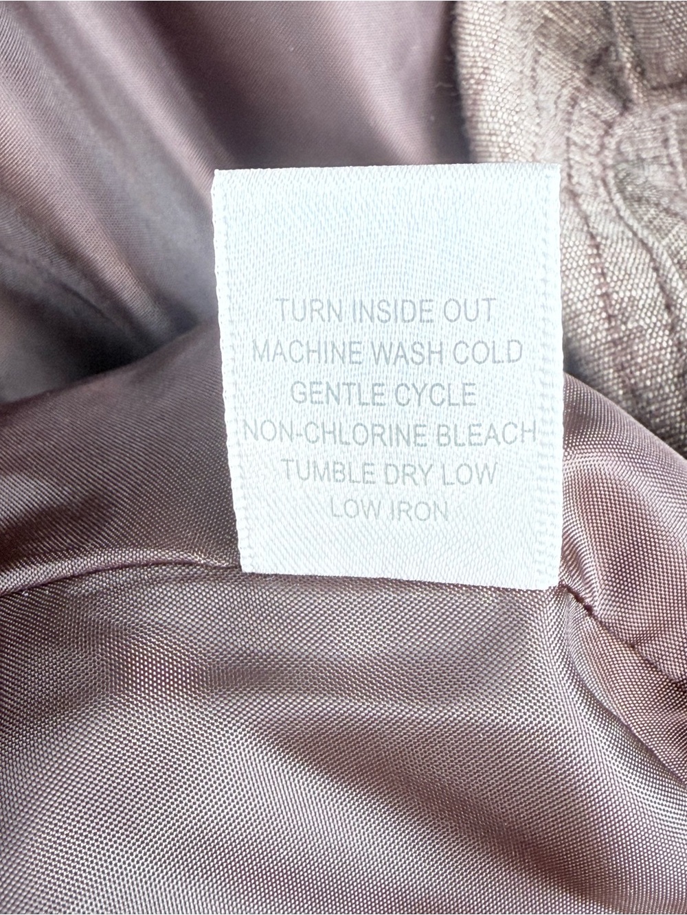 dressbarn Taupe Button-Front Ruffle Hem Shirt Jacket - Picture 5 of 5
